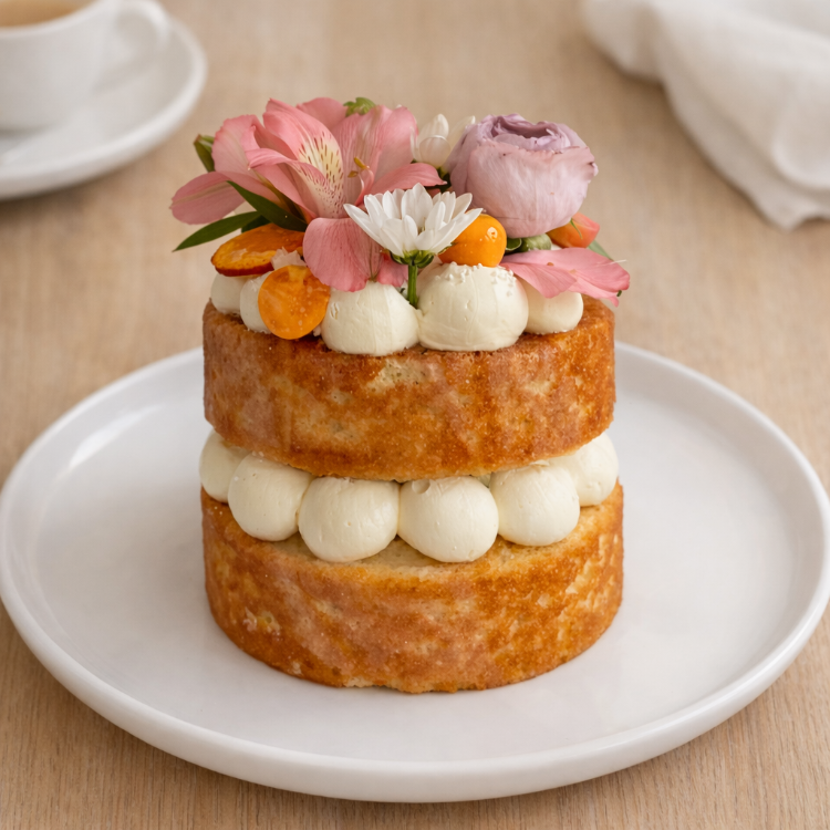 미니 플라워 케이크.의 썸네일 이미지입니다.