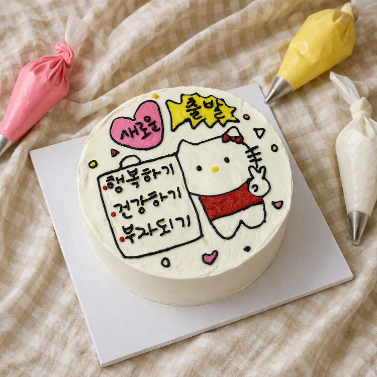 미니 레터링 케이크.의 썸네일 이미지입니다.