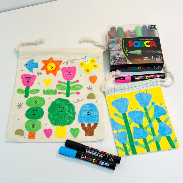 [Special] POSCA 🖊️ 나만의 감성 패브릭 파우치 2종 커스텀 클래스의 1번 상세 이미지입니다.